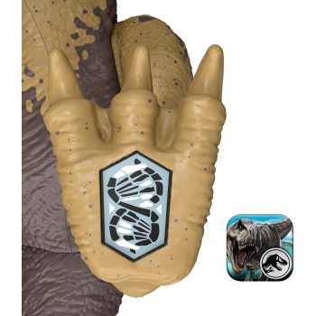 Mattel Jurassic World Rebirth Strike Attack Herrerasaurus Dinosaur Toy, Single Strike Action, Authentic & Posable JGB77 / JGB81 