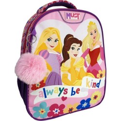 Diakakis imports School Backpack Kindergarten Disney Princess Always Be Kind Must Team 2 Cases 000564745 5205698724374