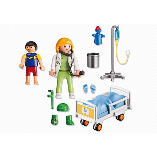 Playmobil Doctor With Child 6661 4008789066619