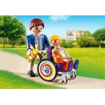 Playmobil Παιδί Σε Νοσοκομειακό Καροτσάκι 6663 4008789066633