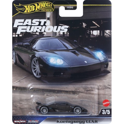 Mattel Hot Wheels Fast & Furious Cars, Premium Car For Adult Collectors Koenigsegg Ccx HNW46 / JBL88 194735263493