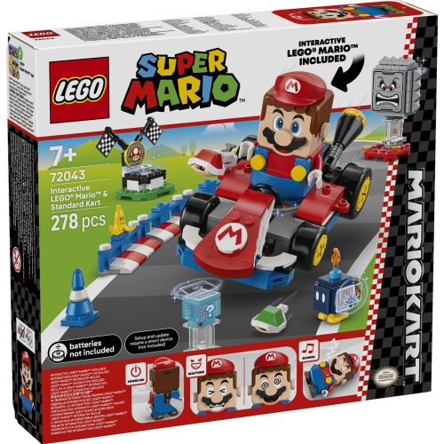  Super Mario Kart – Interactive Lego and Standard 72043 5702017816609