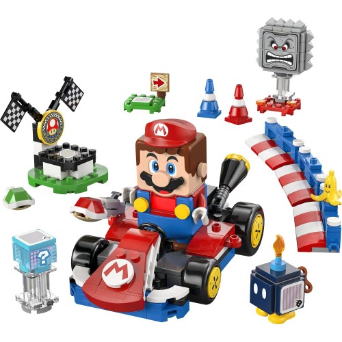  mario kart™ – διαδραστικός lego® mario™ & standard kart 72043 5702017816609