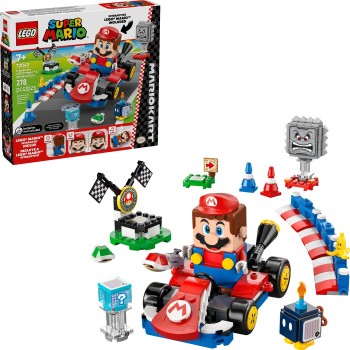  mario kart™ – διαδραστικός lego® mario™ & standard kart 72043 5702017816609