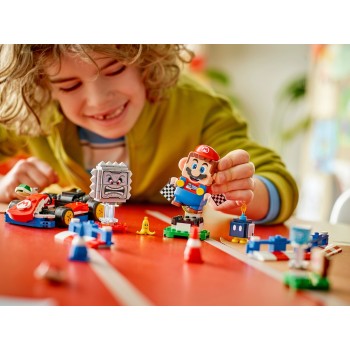  mario kart™ – διαδραστικός lego® mario™ & standard kart 72043 5702017816609