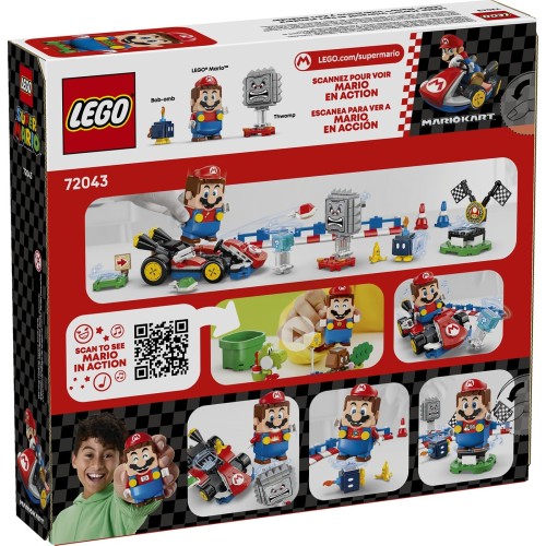  mario kart™ – διαδραστικός lego® mario™ & standard kart 72043 5702017816609
