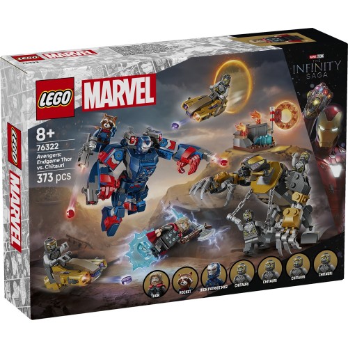 LEGO Marvel Avengers Marvel Super Heroes Avengers: Endgame Thor vs. Chitauri 76322 5702017817941