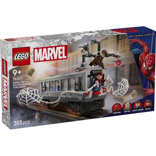 LEGO marvel super heroes σκηνή στο μετρό – σπάιντερ-μαν vs. ντοκ οκ 76321 5702017817934