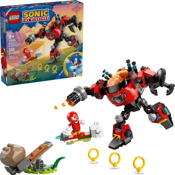 LEGO  knuckles vs. εξωστολή egg crusher του dr. eggman 77005 5702017815602