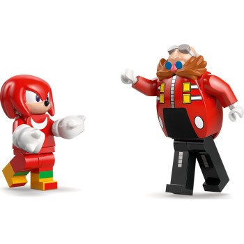 LEGO  knuckles vs. εξωστολή egg crusher του dr. eggman 77005 5702017815602