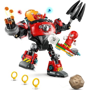 LEGO  knuckles vs. εξωστολή egg crusher του dr. eggman 77005 5702017815602
