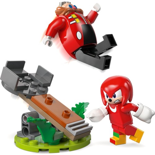 LEGO  knuckles vs. εξωστολή egg crusher του dr. eggman 77005 5702017815602