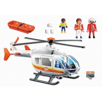 Playmobil Ελικόπτερο Πρώτων Βοηθειών 6686 4008789066862