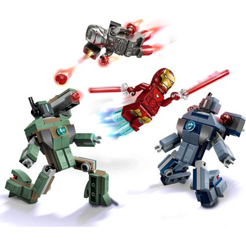 LEGO marvel super heroes άιρον μαν & γουόρ μασίν vs. hammer drones 76320 5702017817927