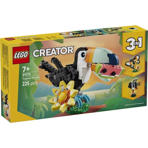 LEGO Creator 3-in-1 wild animals: tropical toucan 31173 5702017879956