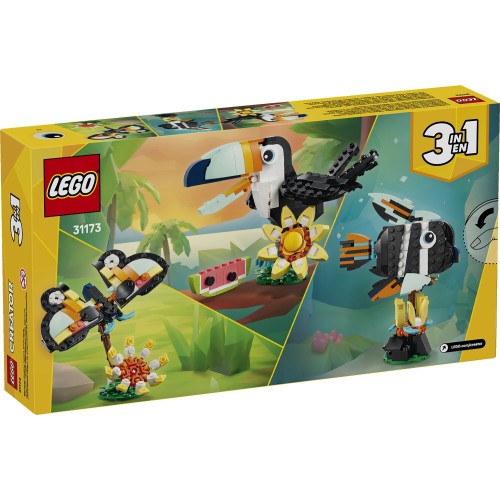 LEGO Creator 3-in-1 wild animals: tropical toucan 31173 5702017879956
