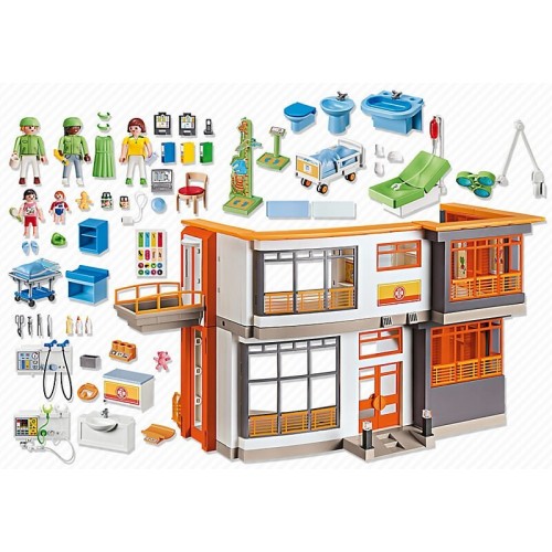 Playmobil Μεγάλη Παιδιατρική Κλινική 6657 4008789066572