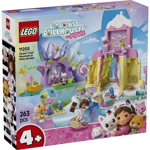 LEGO Gabbys Dollhouse Το Βουνό Των Ζαχαρωτών & Ο Γατόκηπος 11205 5702017813462