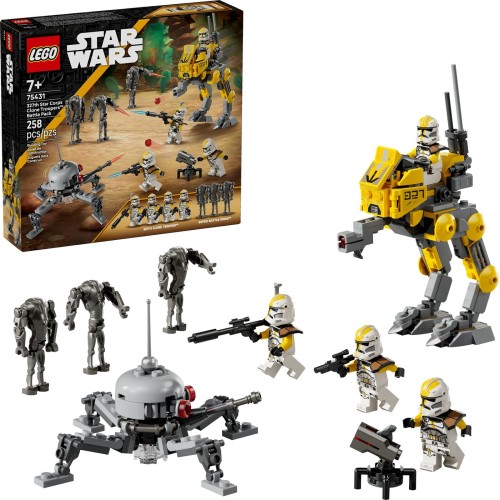 LEGO star wars πακέτο μάχης με στρατιώτες κλώνους του 327ου σώματος 75431 5702017901213