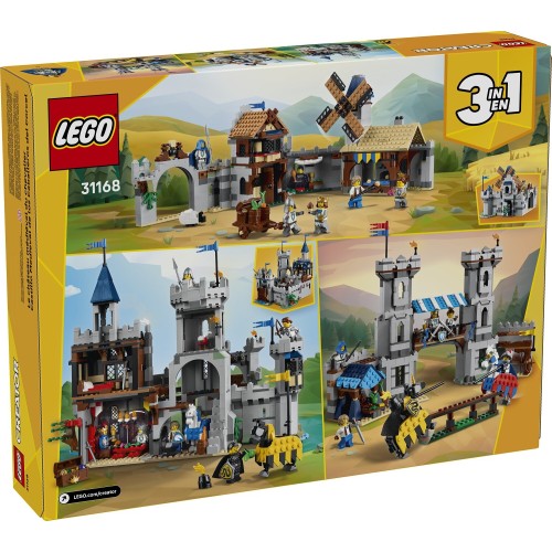 LEGO Creator 3-in-1 medieval horse knight castle 31168 5702017822433