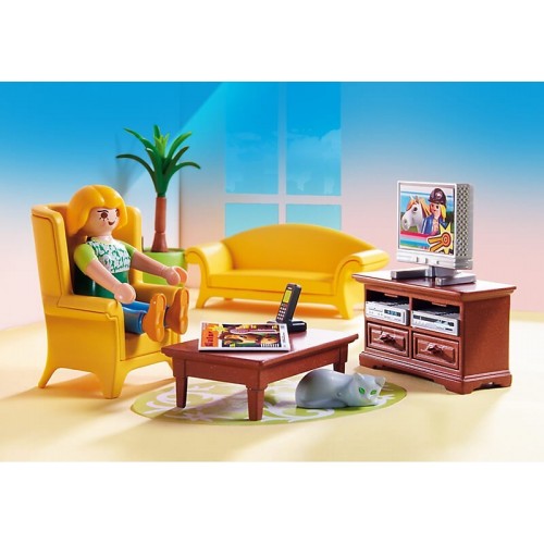 Playmobil Σαλόνι Με Τζάκι 5308 4008789053084