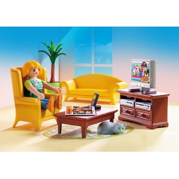 Playmobil Σαλόνι Με Τζάκι 5308 4008789053084