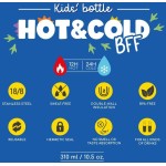 Legami Kids' Vacuum Bottle - Hot&Cold BFF - Dino KSSB0009 8052694028756