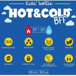 Legami Kids' Vacuum Bottle - Hot&Cold BFF - Giraffe KSSB0008 8052694028169