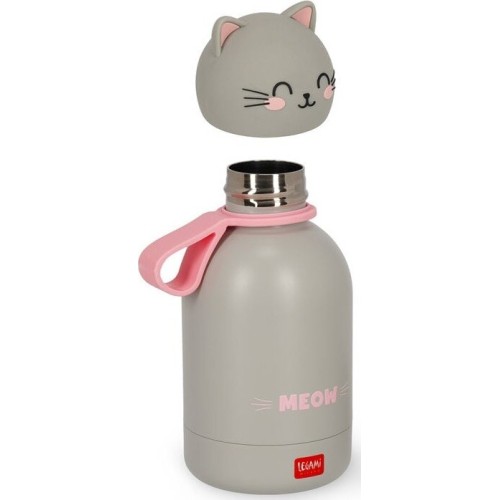 Legami Kids' Vacuum Bottle - Hot&Cold BFF - Kitty KSSB0003 8052694028114