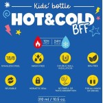 Legami Kids' Vacuum Bottle - Hot&Cold BFF - Monster KSSB0002 8052694028107