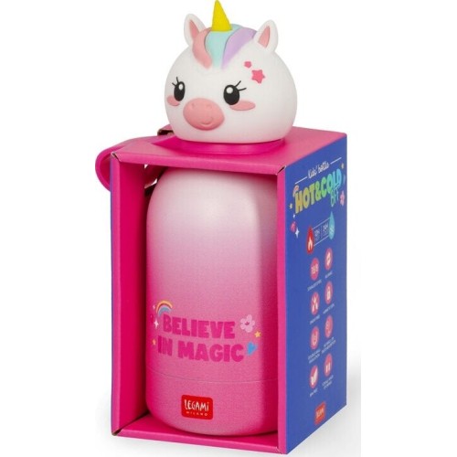 Legami Kids' Vacuum Bottle - Hot&Cold BFF - Unicorn KSSB0001 8052694028091