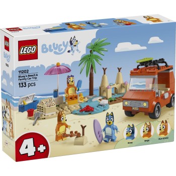 LEGO Οικογενειακή Βόλτα Της Μπλούι Με Αυτοκίνητο Στην Παραλία 11202 5702017813431