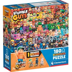 Clementoni Παιδικό Παζλ Supercolor Impossible Stumble Guys 180 Τμχ 1210-29321 8005125293216