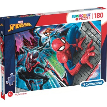 Clementoni Παιδικό Παζλ Supercolor Marvel Spiderman 180 Τμχ 1210-29293 8005125292936