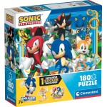 Sonic The Hedgehog Clementoni Παιδικό Παζλ Supercolor Sonic 180 τμχ 1210-29799 8005125297993