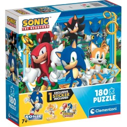 Sonic The Hedgehog Clementoni Παιδικό Παζλ Supercolor Sonic 180 τμχ 1210-29799 8005125297993