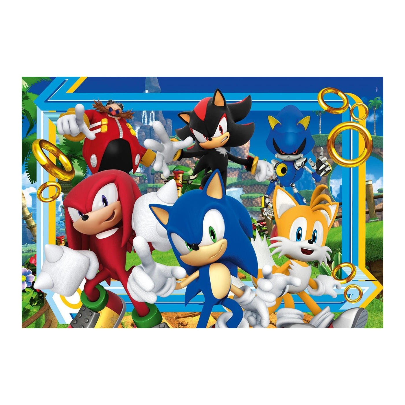 Sonic The Hedgehog Clementoni Children's Supercolor Sonic 180 TMX 1210 ...
