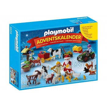 Playmobil Χριστουγεννιάτικο Ημερολόγιο Χριστούγεννα Στη Φάρμα 6624 4008789066244