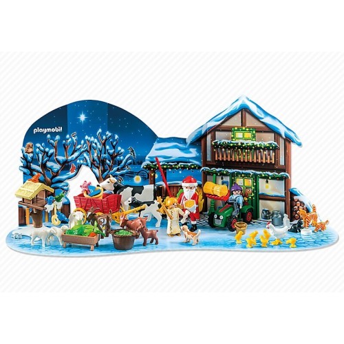 Playmobil Χριστουγεννιάτικο Ημερολόγιο Χριστούγεννα Στη Φάρμα 6624 4008789066244