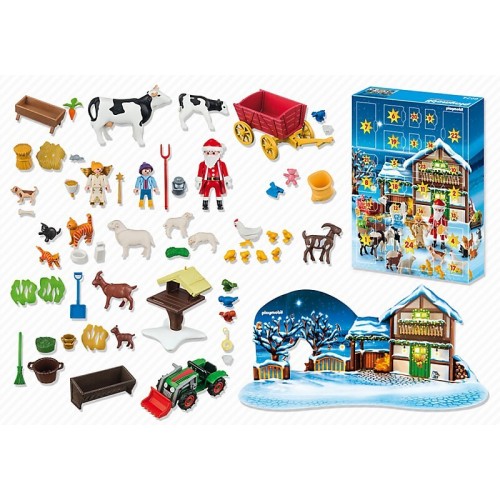 Playmobil Χριστουγεννιάτικο Ημερολόγιο Χριστούγεννα Στη Φάρμα 6624 4008789066244