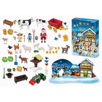 Playmobil Χριστουγεννιάτικο Ημερολόγιο Χριστούγεννα Στη Φάρμα 6624 4008789066244