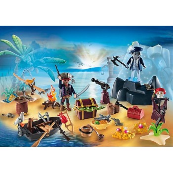 Playmobil Χριστ. Ημερ. Πειρατικό Νησί Θησαυρού 6625 4008789066251