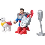 Mattel Fisher-Price Fisher Price DC Super Friends Imaginext Metal Force Superman & Krypto JDK90 / JGN60 194735318780