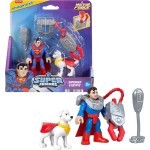 Mattel Fisher-Price Fisher Price DC Super Friends Imaginext Metal Force Superman & Krypto JDK90 / JGN60 194735318780