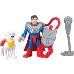 Mattel Fisher-Price Fisher Price DC Super Friends Imaginext Metal Force Superman & Krypto JDK90 / JGN60 194735318780