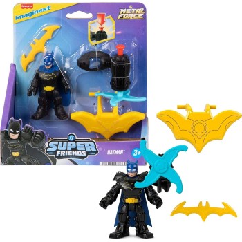 Mattel Fisher-Price DC Super Friends Metal Force Batman JDK90 / JDK91 194735286362