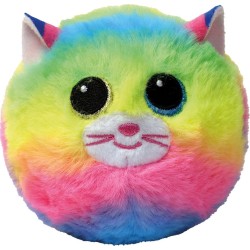 Ty Beanie Bouncers Gemma Fluffy Ball Bouncing a Multicolored Kitten 1607-83067 008421830671