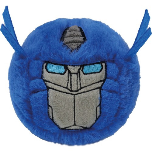 Ty Beanie Bouncers Transformers Optimus Prime Fluffy Ball Bouncing Blue 1607-83044 008421830442