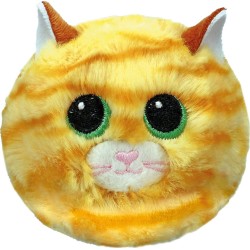Ty Beanie Bouncers Purry Fluffy Ball Bouncing Yellow Kitten 1607-83013 008421830138
