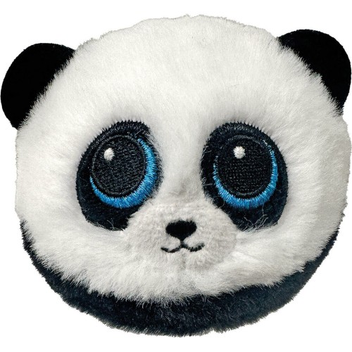 Ty Beanie Bouncers Checkers Fluffy Ball That Always Bounces White and Black 1607-83004 008421830046